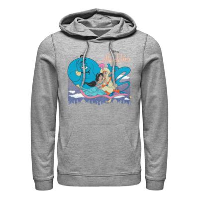 Disney - Aladdin - Skupina Classic - Unisex Hoodie - Heather grey - Front