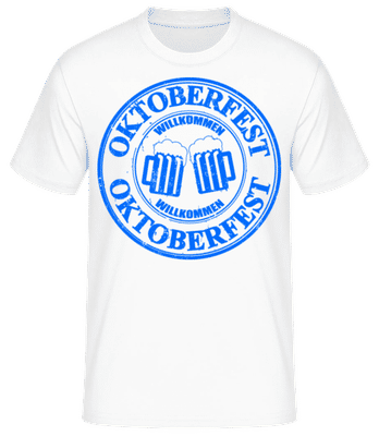 Oktoberfest Logo - Männer Basic T-Shirt - Weiß - Vorne
