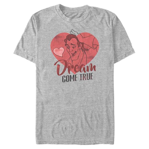 Aperçu: Disney - Méchants - Gaston Dream Come True - Homme T-shirt - Gris chiné - Devant