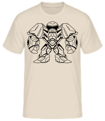 Mecha Kid Silhouette · Men's Basic T-Shirt