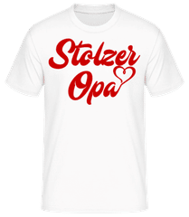 Stolzer Opa Rot · Männer T-Shirt B&C