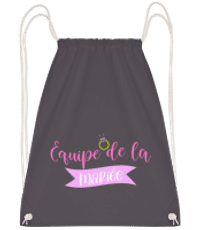 Equipe de la Mariée - Sac à dos sport - Anthracite - Devant