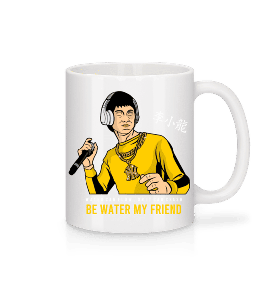 Aperçu: Bruce Lee Rapper - Mug en céramique blanc - Blanc - Devant