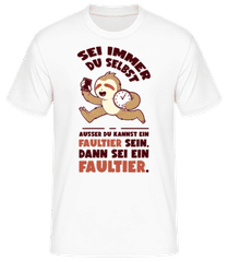 Dann Sei Ein Faultier · Männer T-Shirt B&C