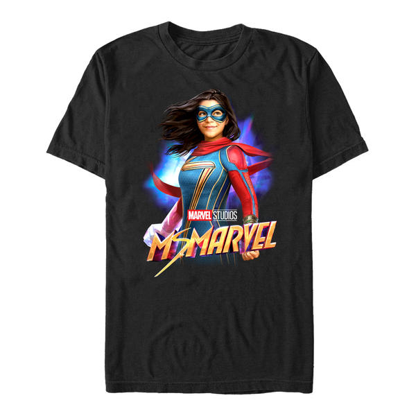 Aperçu: Marvel - Ms. Marvel - Ms. Marvel Hero - Homme T-shirt - Noir - Devant