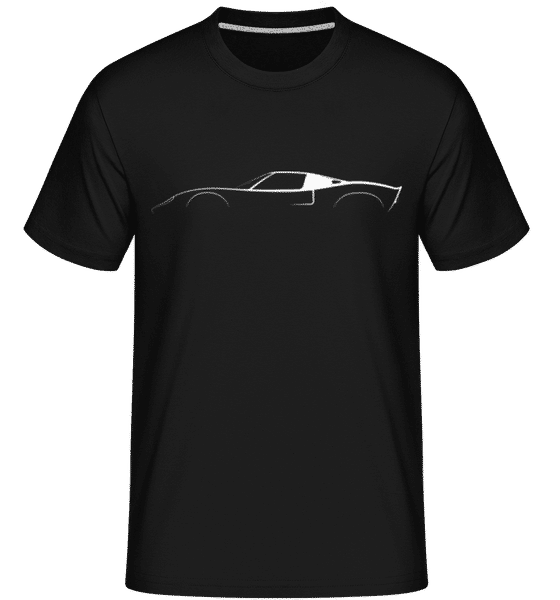 Aperçu: 'Ford GT40' Silhouette -  T-Shirt Shirtinator homme - Noir - Devant