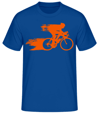 Cyclist - Camiseta básica para hombre - Azul real - delante