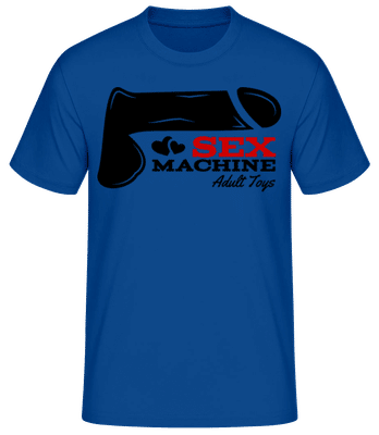 Sex Machine Icon - Camiseta básica para hombre - Azul real - delante