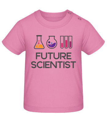 future Scientist - Tričko pre bábätká - Ružová - Predné