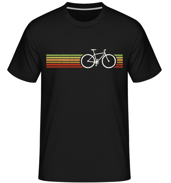 Aperçu: Vélo rétro -  T-Shirt Shirtinator homme - Noir - Devant