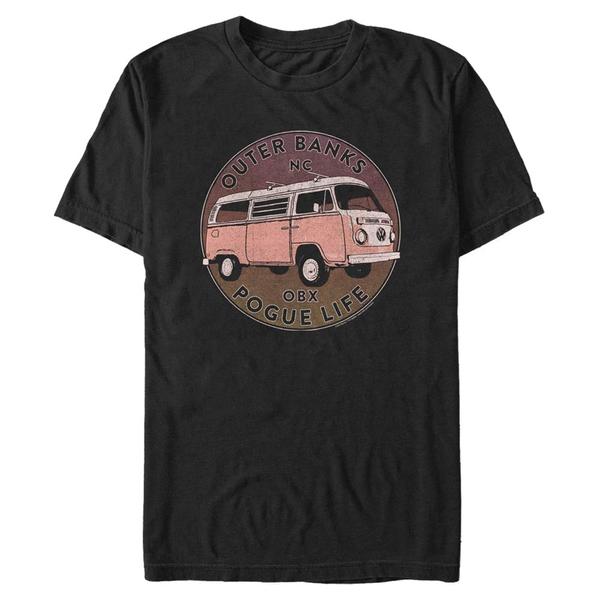 Preview: Netflix - Outer Banks - Logo Van Life - Men's T-Shirt - Black - Front