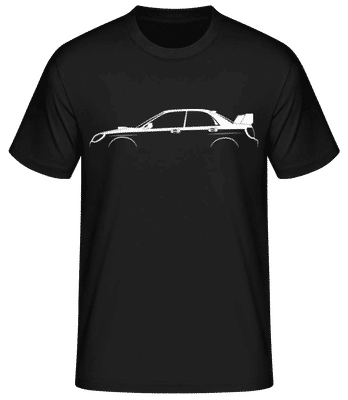 'Subaru Impreza WRX STi 2005' Silhouette - Men's Basic T-Shirt - Black - Front