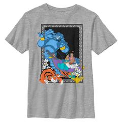 Disney - Aladin - Photo de groupe Poster in the Lamp - Enfant T-shirt