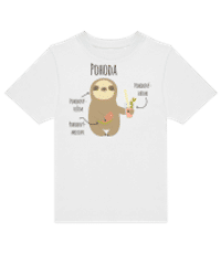 Pohoda Pohodový Režim - Dětské tričko B&C - Bílá - Napřed