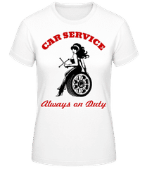 Car Service Sign · Frauen T-Shirt B&C