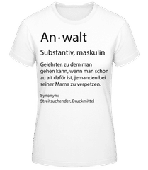 Anwalt Quatsch Duden · Frauen T-Shirt B&C