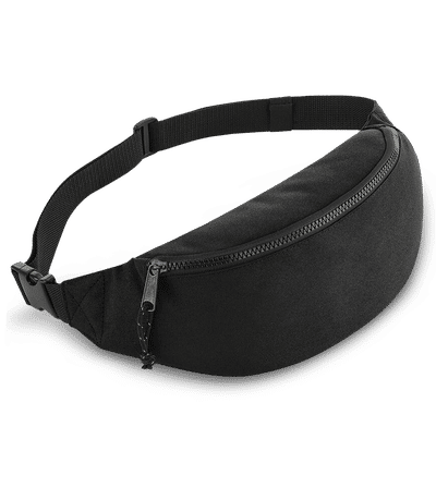 BagBase Bum Bag - Black - Back