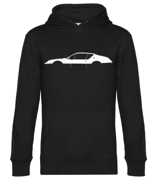 'Alpine A310' Silhouette - Sweat à capuche premium Unisexe - Noir - Devant