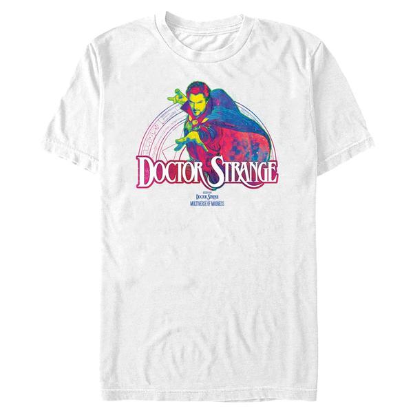 Aperçu: Marvel - Doctor Strange - Docteur Strange Doc Neon - Homme T-shirt - Blanc - Devant