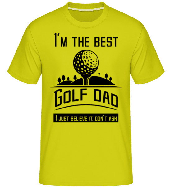 Preview: Im The Best Golf Dad -  Shirtinator Men's T-Shirt - Lime - Front