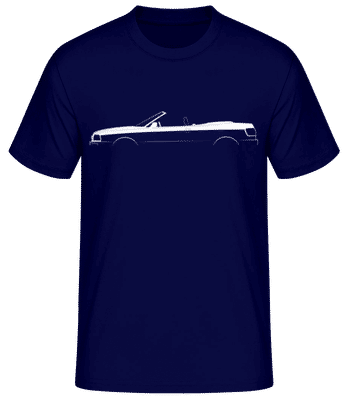 'Audi Cabriolet' Silhouette - Men's Basic T-Shirt - Navy - Front