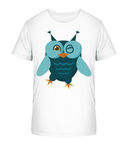 Aperçu: Chouette Comic - T-shirt bio Enfant Stanley Stella 2.0 - Blanc - Devant