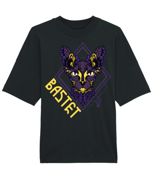 Aperçu: Bastet - T-shirt Bio unisexe Stanley Stella extra large - Noir - Devant