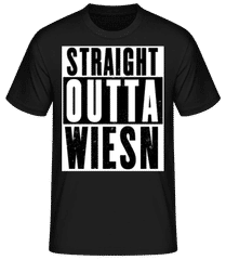 Straight Outta Wiesn white · Men's Basic T-Shirt