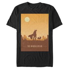 Star Wars - The Mandalorian - Mando & Yoda Mando and Child Poster - Men's T-Shirt