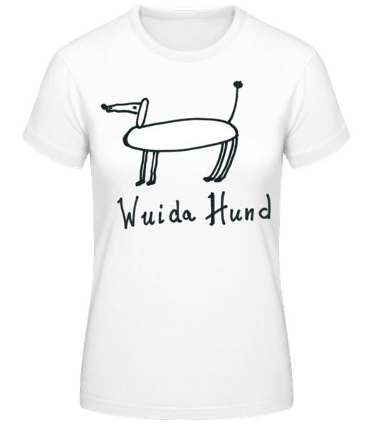 Vorschau: Wuida Hund - Frauen T-Shirt B&C - Weiß - Vorne