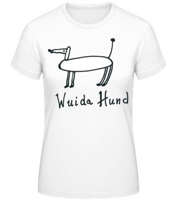 Wuida Hund - Frauen T-Shirt B&C - Weiß - Vorne