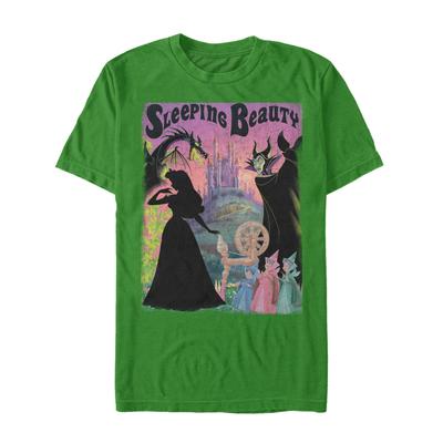 Disney - Sleeping Beauty - Skupina Poster - Hombres Camiseta - Verde irlandés - delante