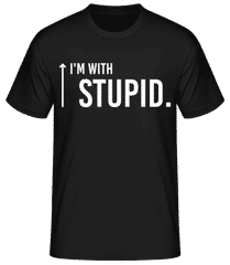 I'm With Stupid · Pánské tričko B&C