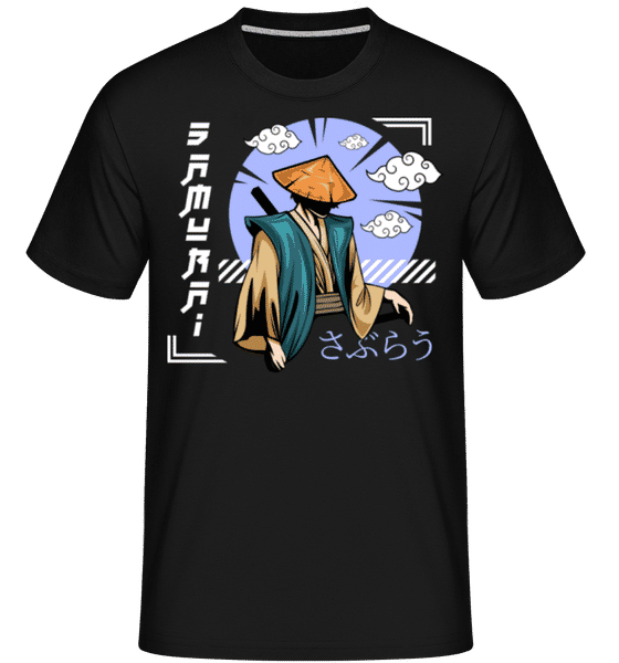 Aperçu: Samurai - T-Shirt Shirtinator homme - Noir - Devant
