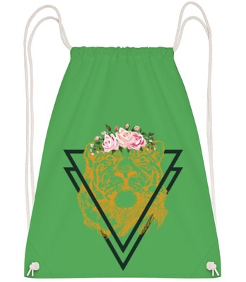 Boho Lioness - Gym bag - Kelly green - Front