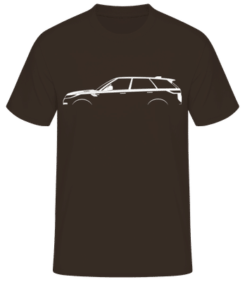 'Range Rover Sport (2022)' Silhouette - T-shirt standard Homme - Marron - Devant