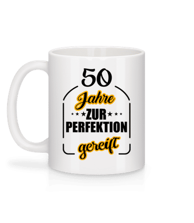 50 Jahre Gereift - Tasse - Weiß - Hinten