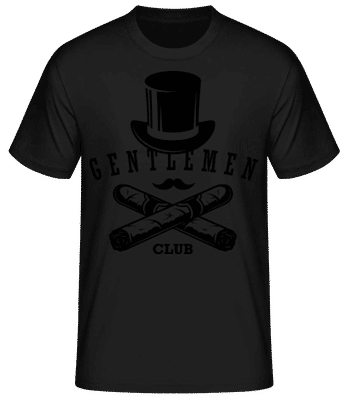 Gentlemen Club Zigarren - T-shirt homme B&C - Noir - Devant