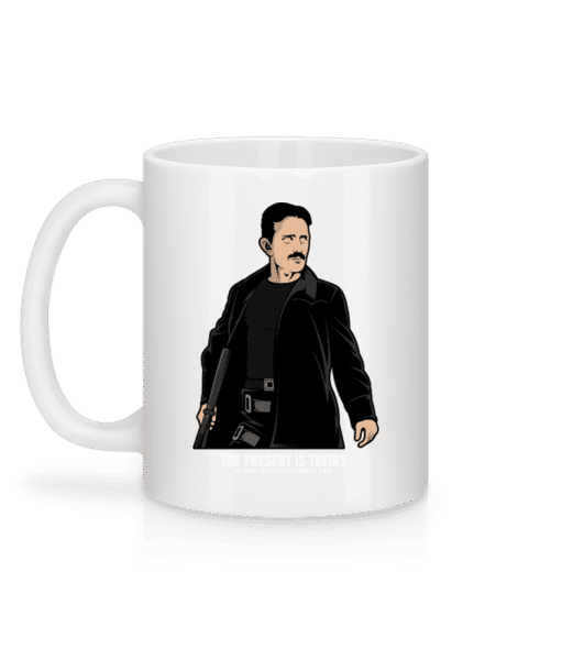Aperçu: Tesla Matrix - Mug en céramique blanc - Blanc - Derrière