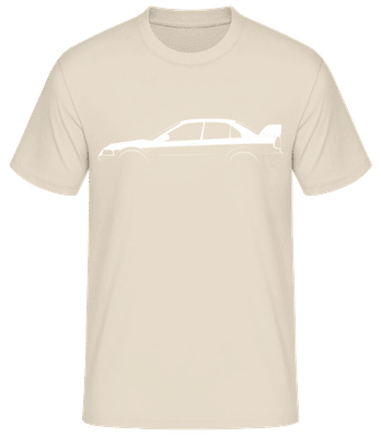 'Mitsubishi Lanc. Evo. VI TM' SIlhouette - T-shirt standard Homme - Crème - Devant