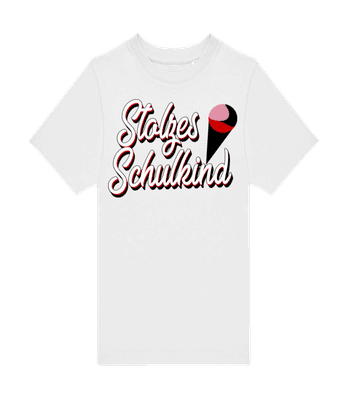 Stolzes Schulkind - Kinder T-Shirt B&C - Weiß - Vorne