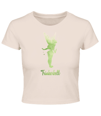 Trinkerbell - Crop T-Shirt - Rosa - Vorne