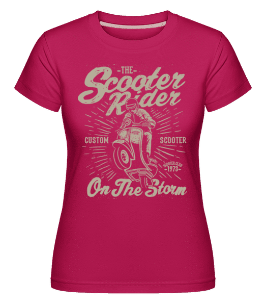 Preview: Scooter Rider -  Shirtinator Women's T-Shirt - Magenta - Front
