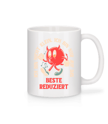 Auf Das Beste Reduziert - Tasse - Weiß - Vorne