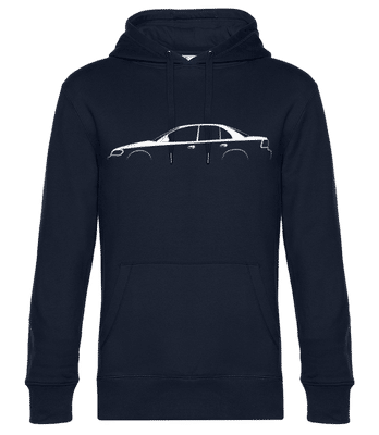 'Opel Omega (B2)' Silhouette - Männer Standard Hoodie - Marine - Vorne