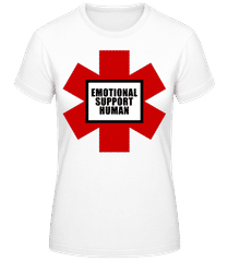 Emotional Support Human · Camiseta básica de mujer