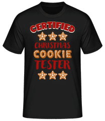 Certified Christmas Cookie Tester · Camiseta básica para hombre