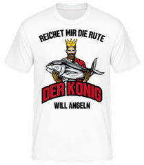 Der König Will Angeln · Männer Basic T-Shirt