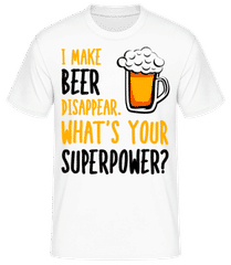 I Make Beer Disappear Beer Glass · Männer T-Shirt B&C