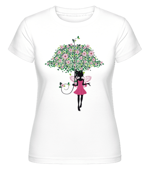 Aperçu: Fée Des Fleurs -  T-shirt Shirtinator femme - Blanc - Devant